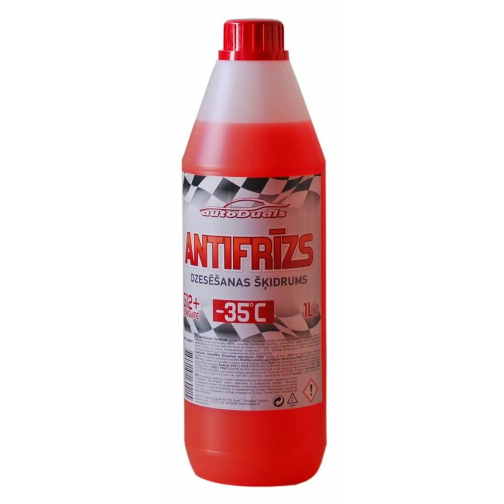 AutoDuals Antifrīzs Longlife -35°C, G12, sarkans