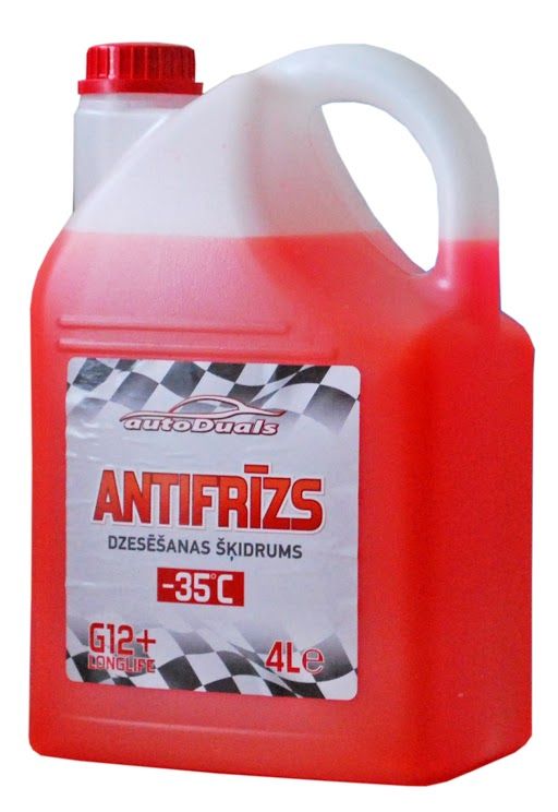 AutoDuals Antifrīzs Longlife -35°C, G12, sarkans