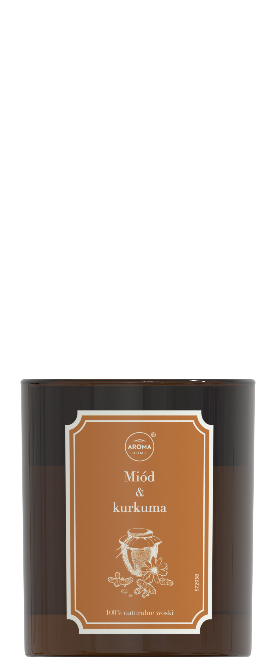 Aroma Aromātiskā svece Herbarium 160g, Medus