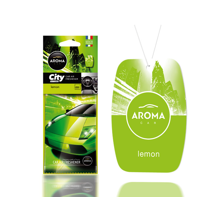 Aroma Car gaisa atsv. CITY Lemon