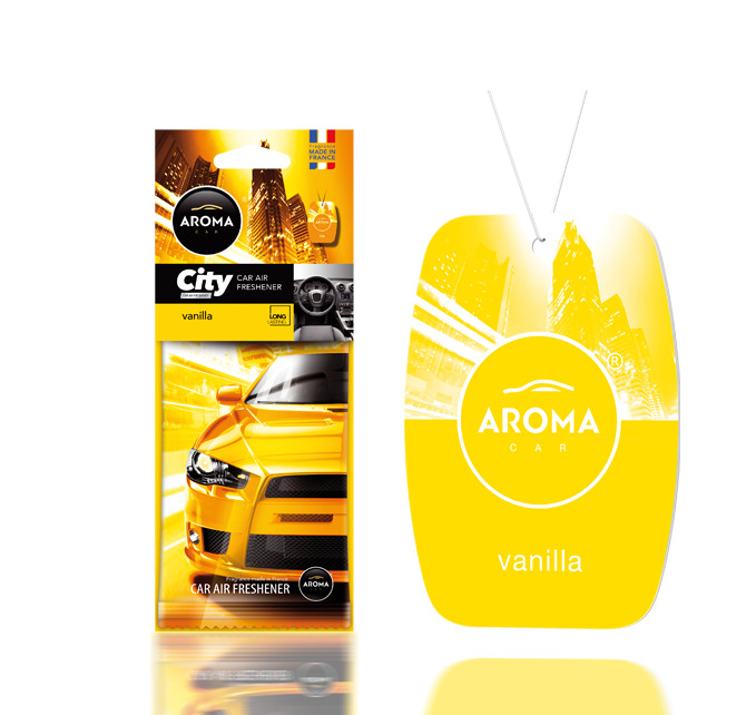 Aroma Car gaisa atsv. CITY Vanilla