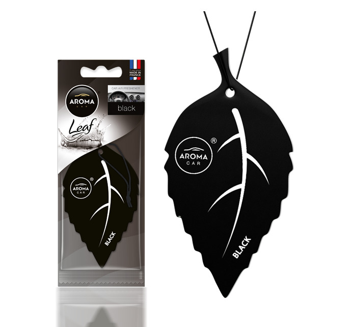 Aroma Car gaisa atsv. Leaf  Black