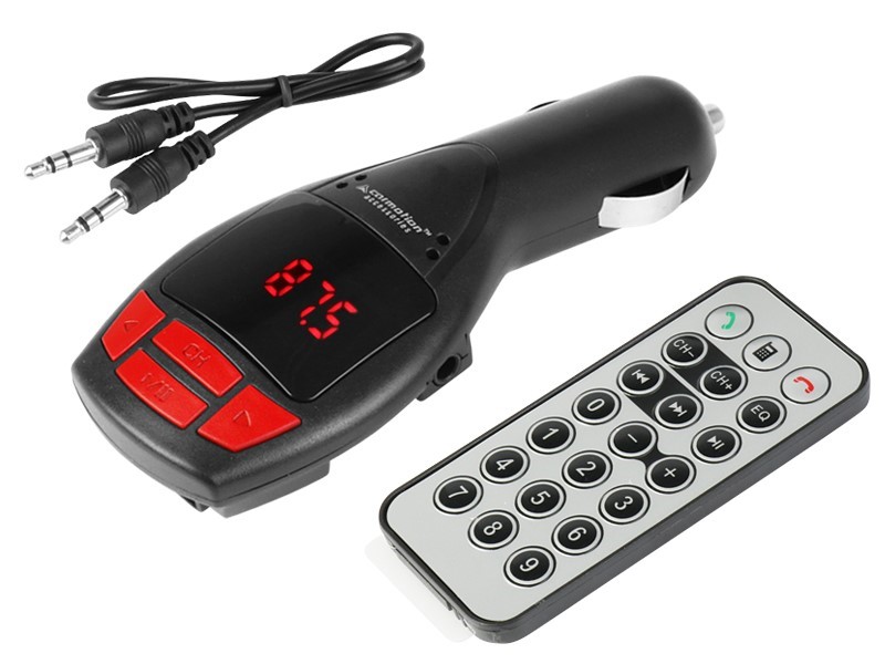 Auto FM transmiters ar bluetooth, 12/24V