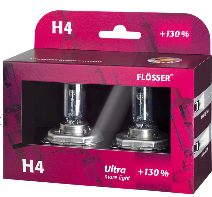Autospuldzes H4 12V 60/55W P43t Ultra