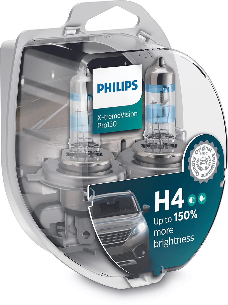 Autospuldzes PHILIPS H4 55W X-treme Vision