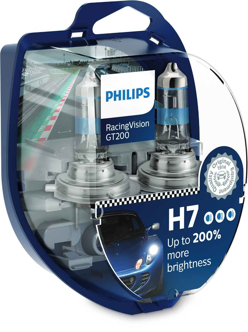 Auto spuldzes PHILIPS H7 55W Racing