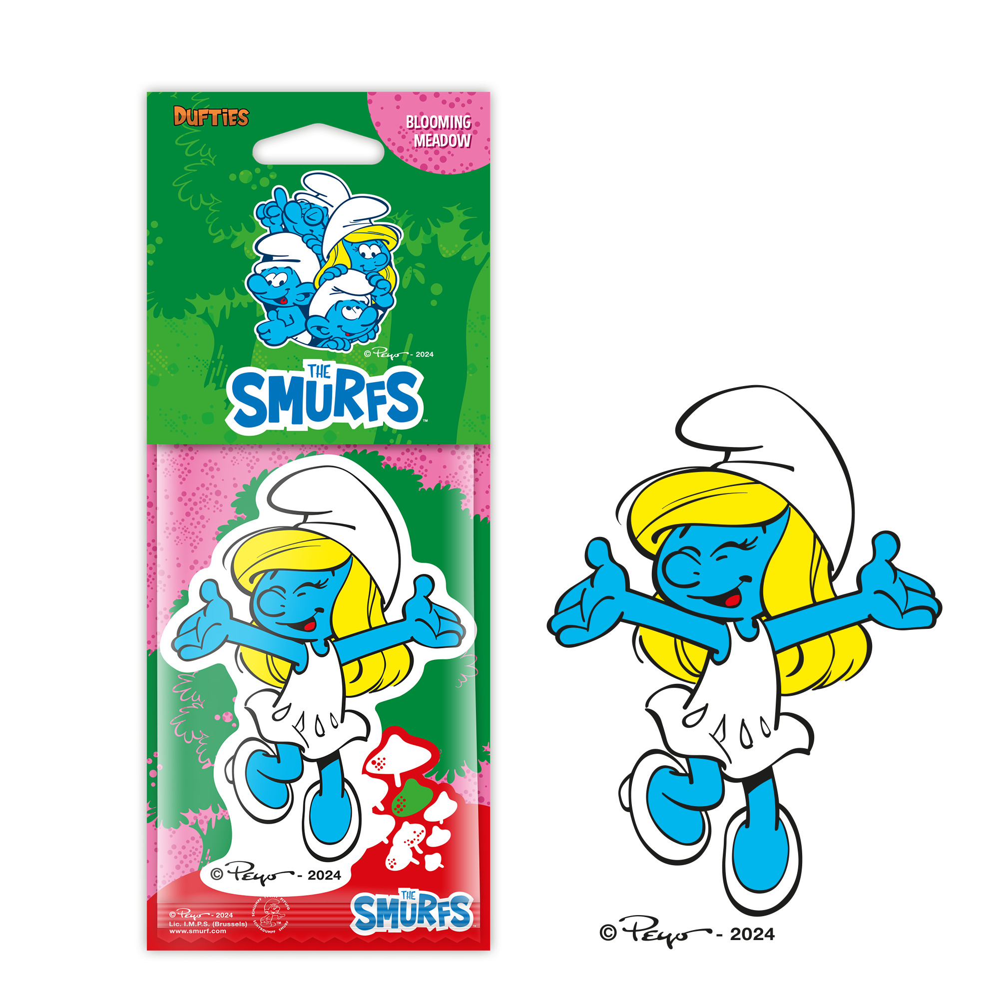 Aroma Gaisa atsvaidzinātājs Smurfette, Blooming Meadow