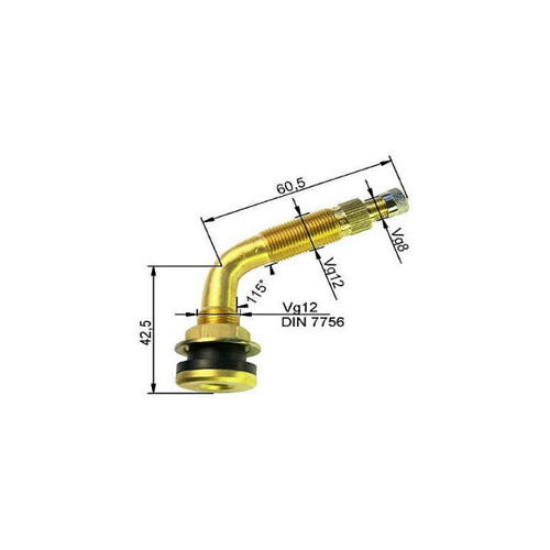 Gaisa/ūdens ventilis 16 x 57 mm