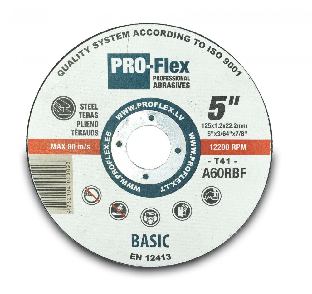 Griezējdisks Pro-Flex, 125x1.2x22.2mm |