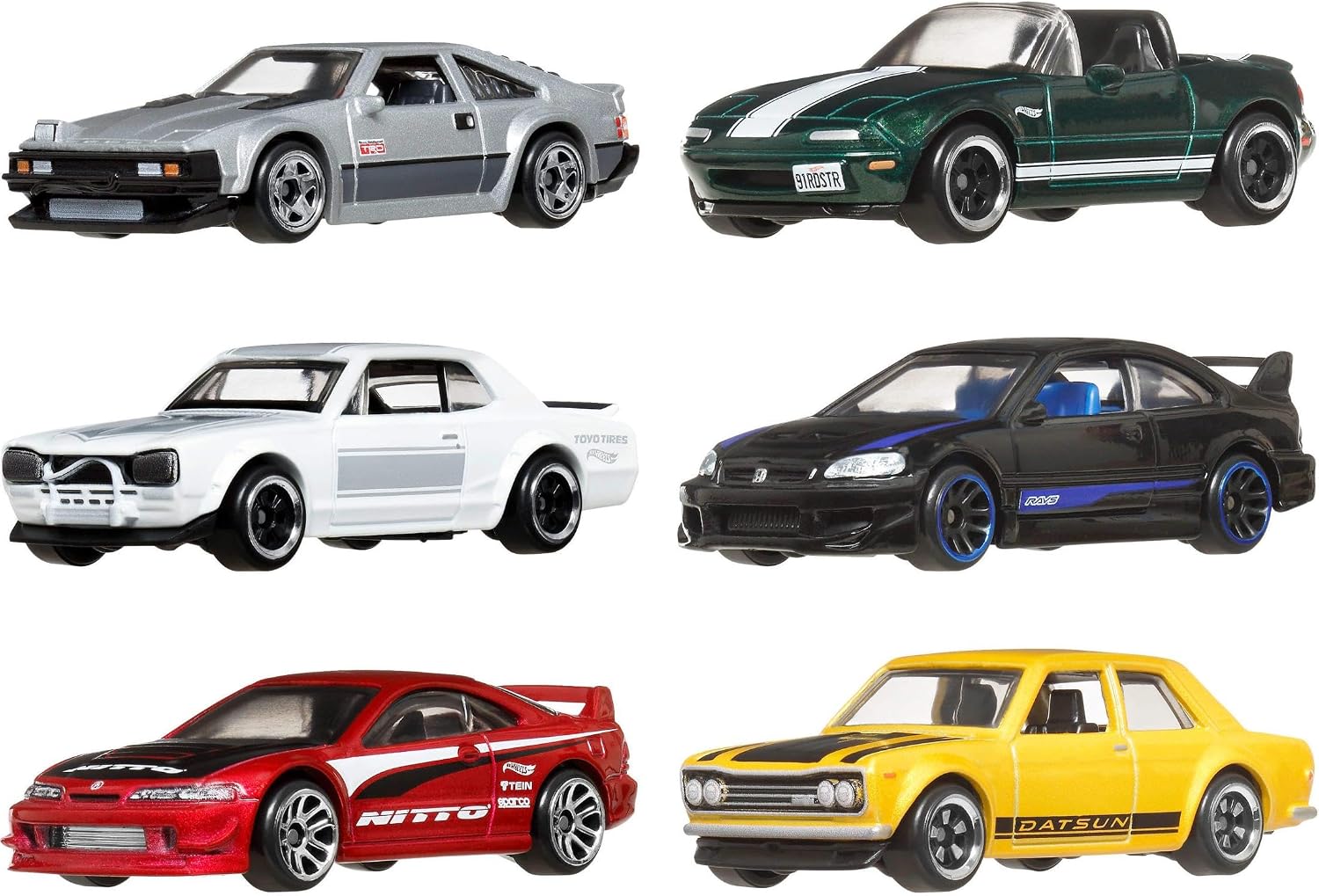 HotWheels modelīšu komplekts Japāna 6.gab