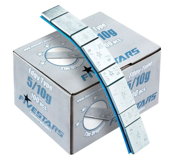 Līmējamie atsvariņi FE 4x5/10g = 60g