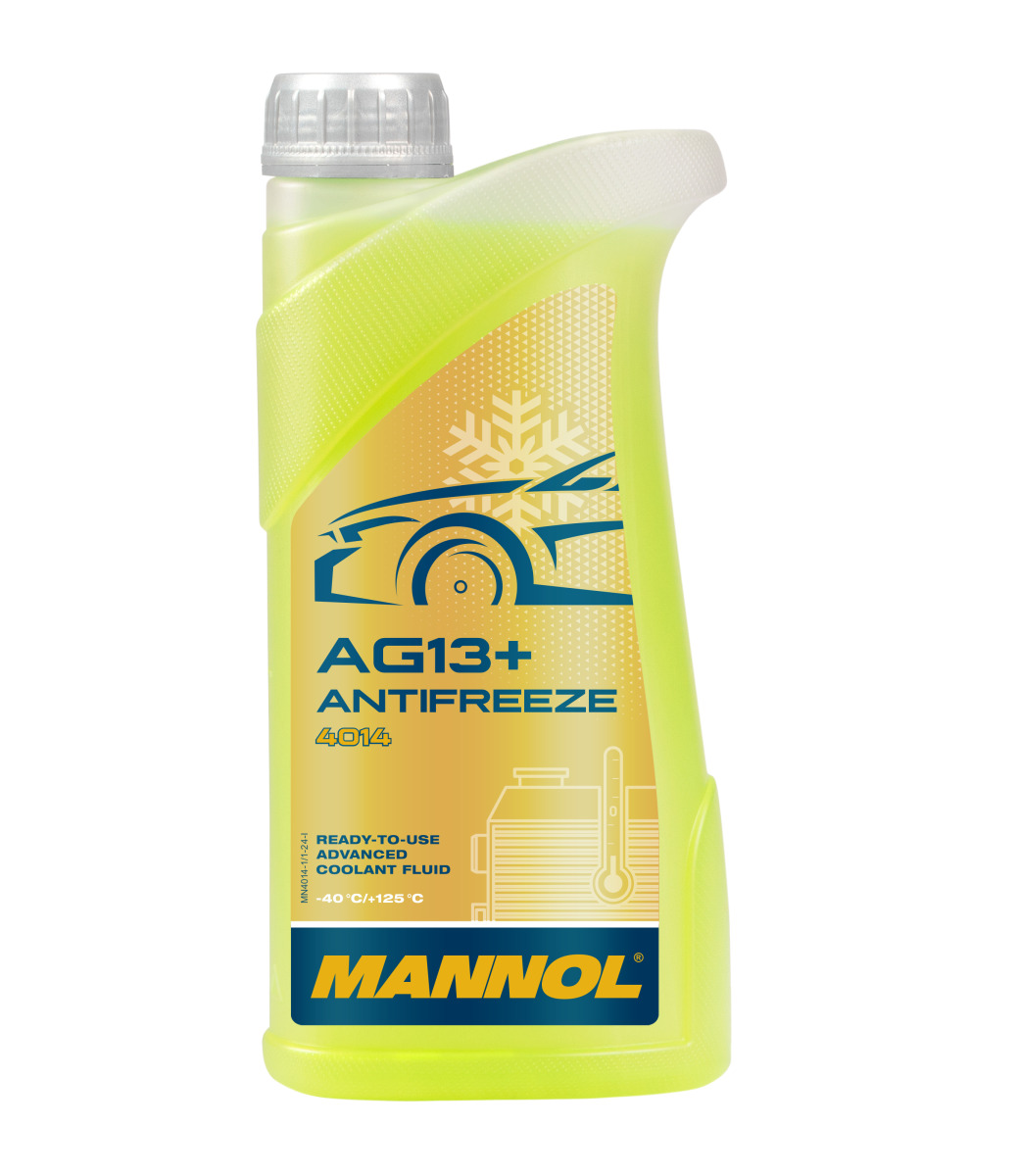 MANNOL AG13+  Antifrīzs -40°C, dzeltens,1L