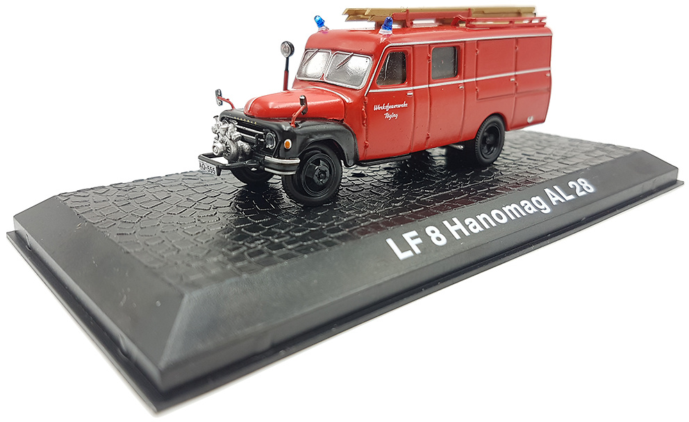 Modelīši - LF8 Hanomag AL28 ugunsdzēsēju