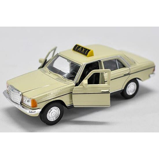 Modelīši MERCEDES-BENZ W123, Taxi, 1:34, Welly