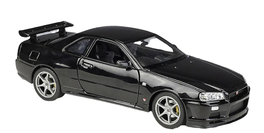 Modelīši - Nissan Skyline GT-R, melns