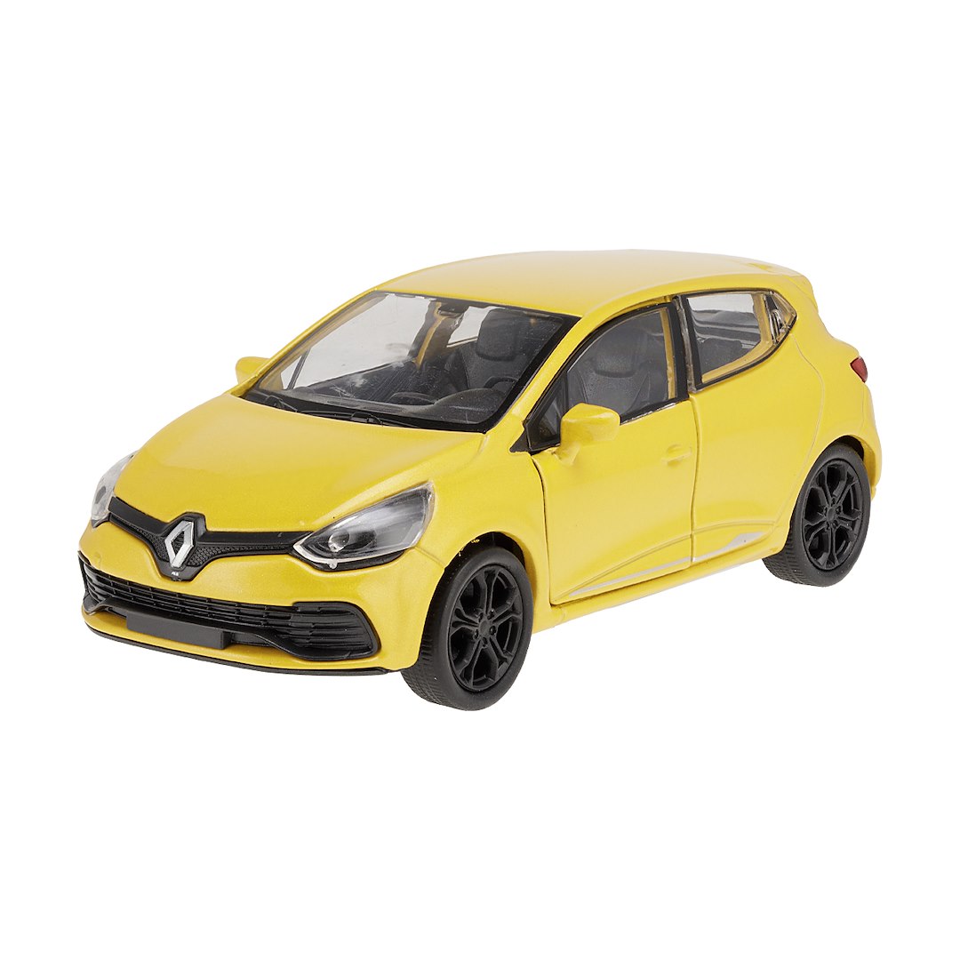 Modelīši Renault Clio, dzeltens, 1:34, Welly