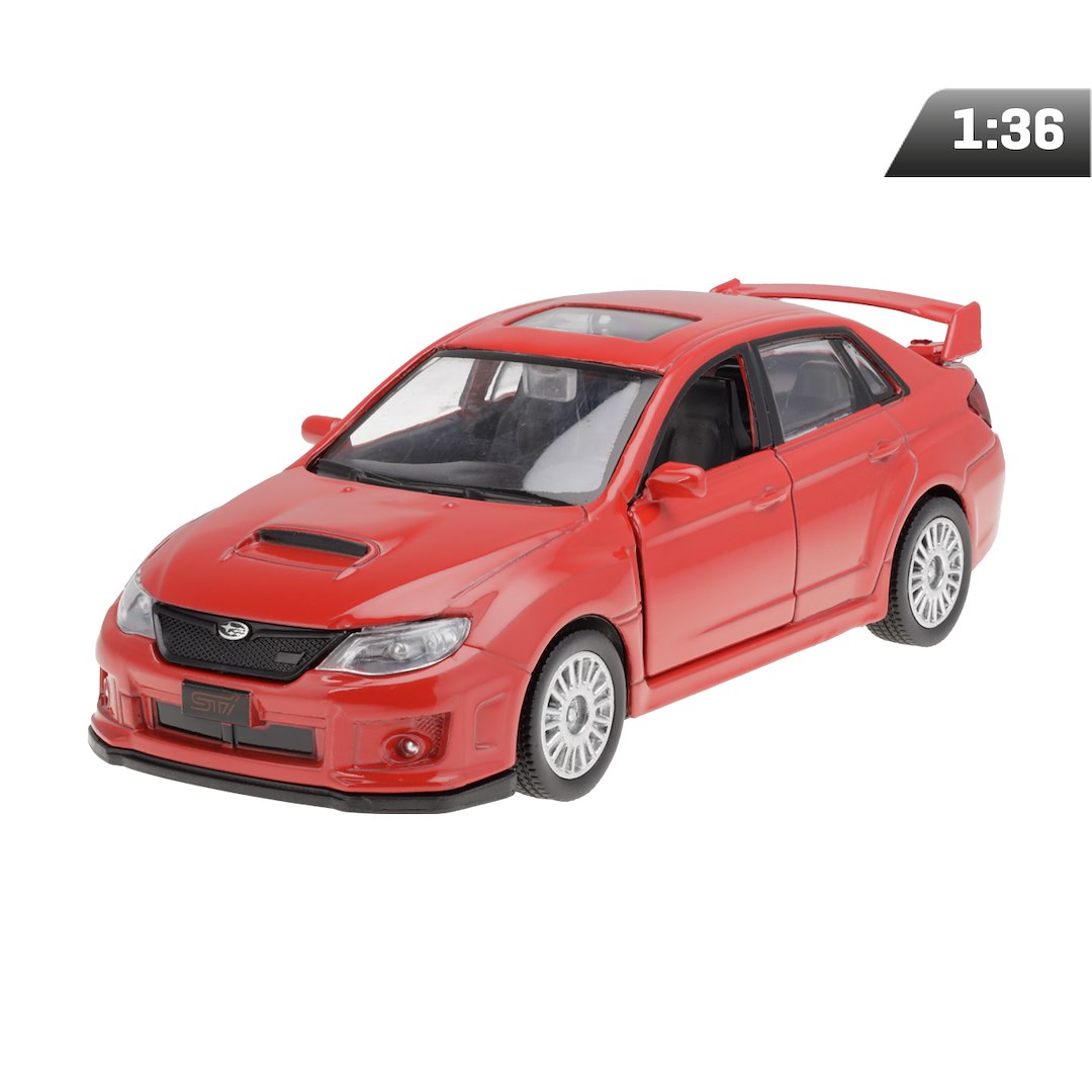 Modelīši Subaru WRX STi 2010, sarkans
