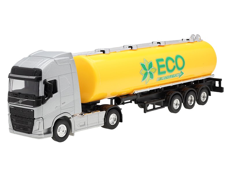 Modelīši VOLVO FH ar dzeltenu cisternu