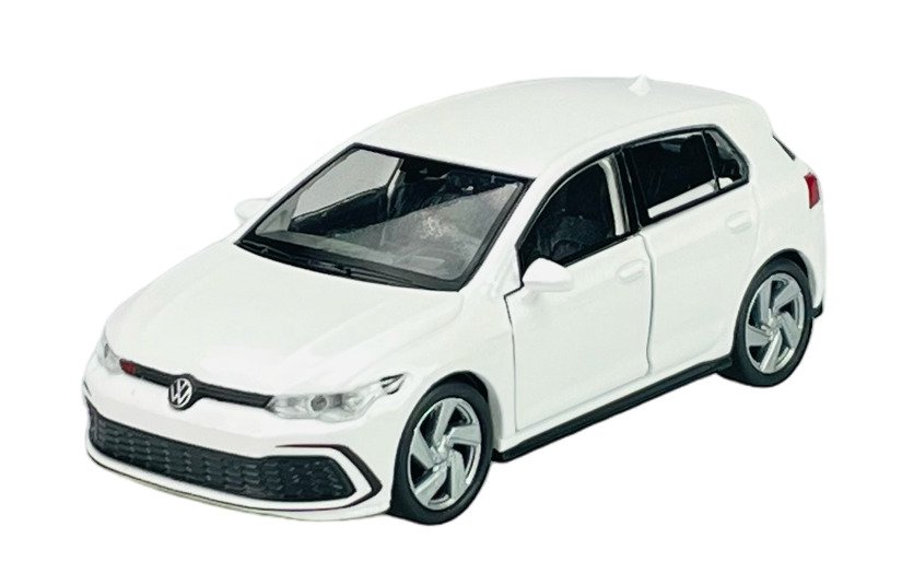 Modelīši VW Golf 8 GTI, balts