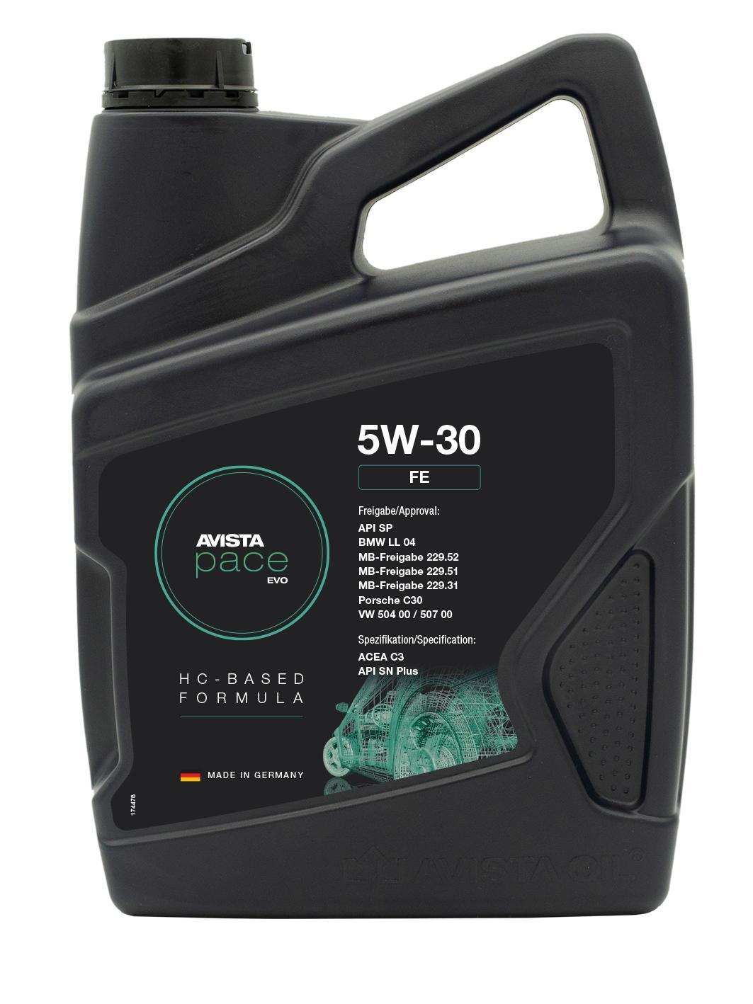 Avista Oil Motoreļļa Avista EVO FE