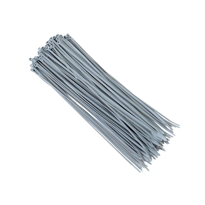 Carmotion Plastmasas savilcēji, pelēki, 300x3.6mm