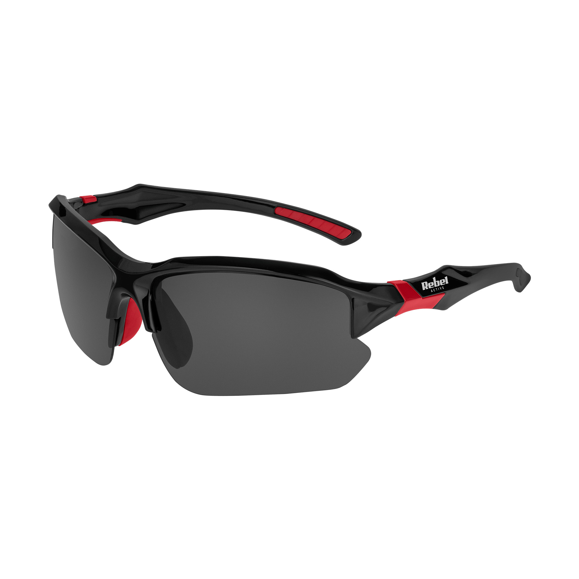 Rebel Active polarizētās sporta saulesbrilles, melns
