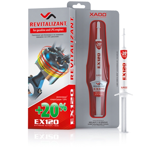 XADO Revitalizants EX120 benzīna un gāzes