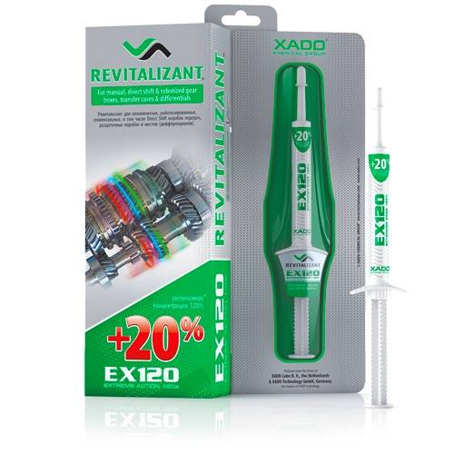 XADO Revitalizants EX120 manuālajām pārnesumkārbām un