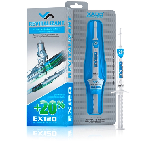 XADO Revitalizants EX120 stūres pastiprinātājiem un