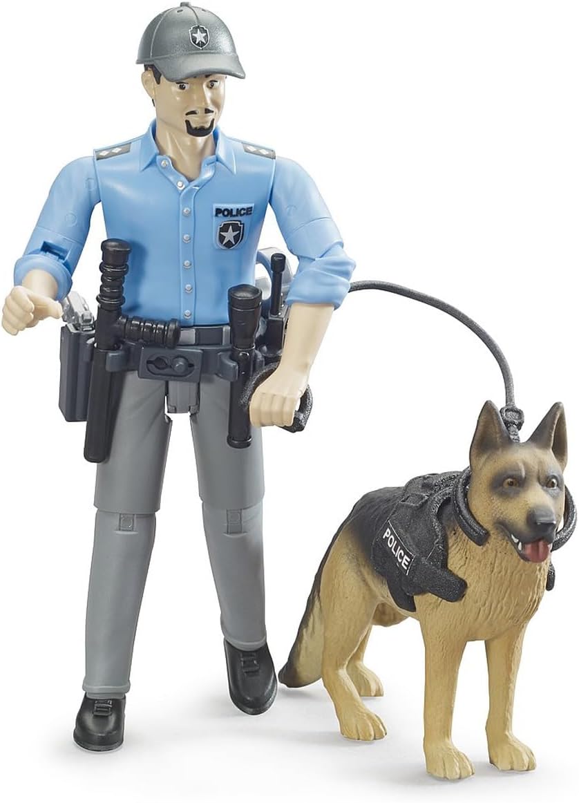 Bruder Rotaļlieta Policists ar suni |