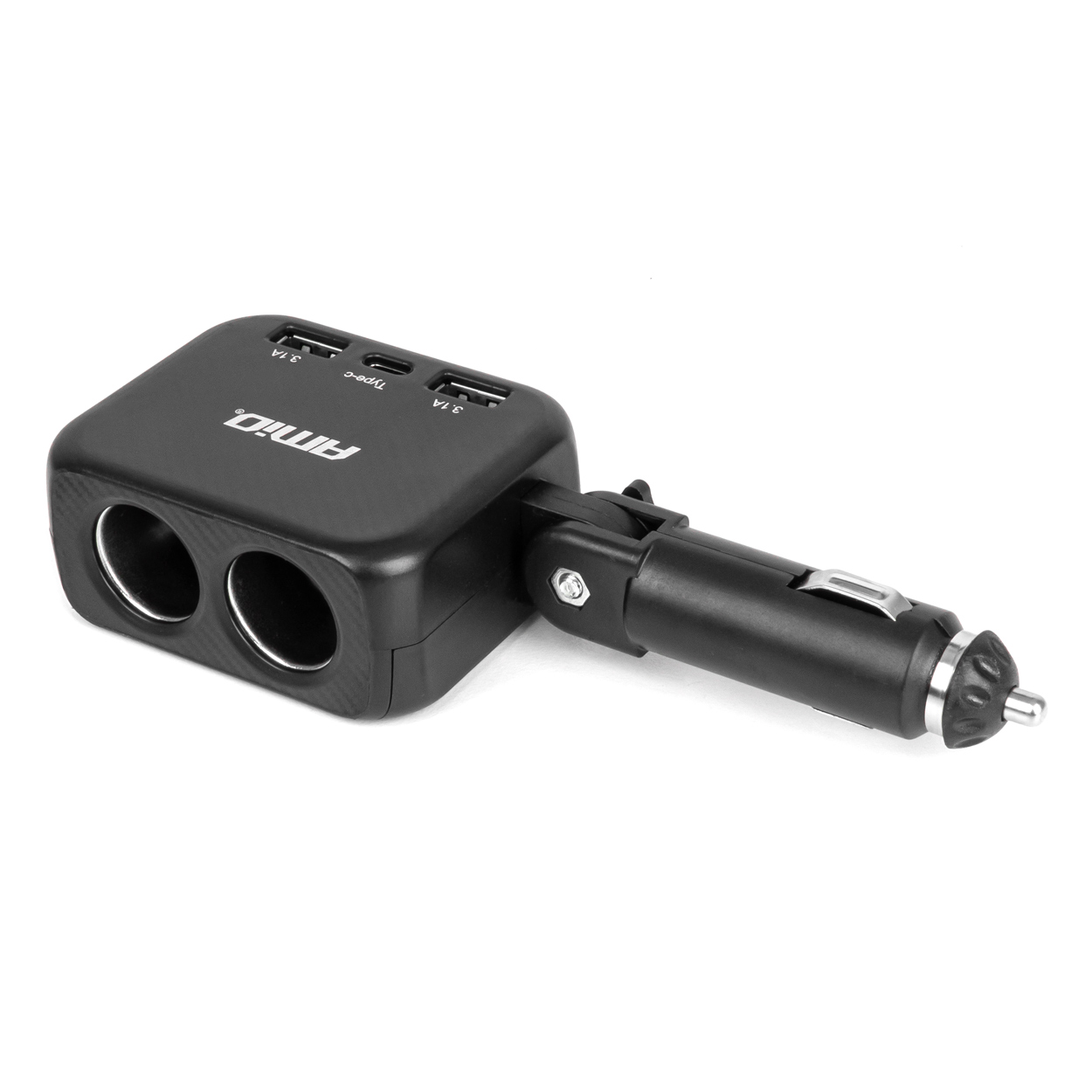 AMIO Sadalītājs piepīpētāja ligzdai, 2 USB