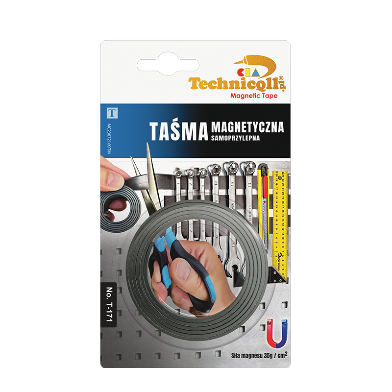 Technicqll Magnētiskā līmlenta, 1m x 2cm
