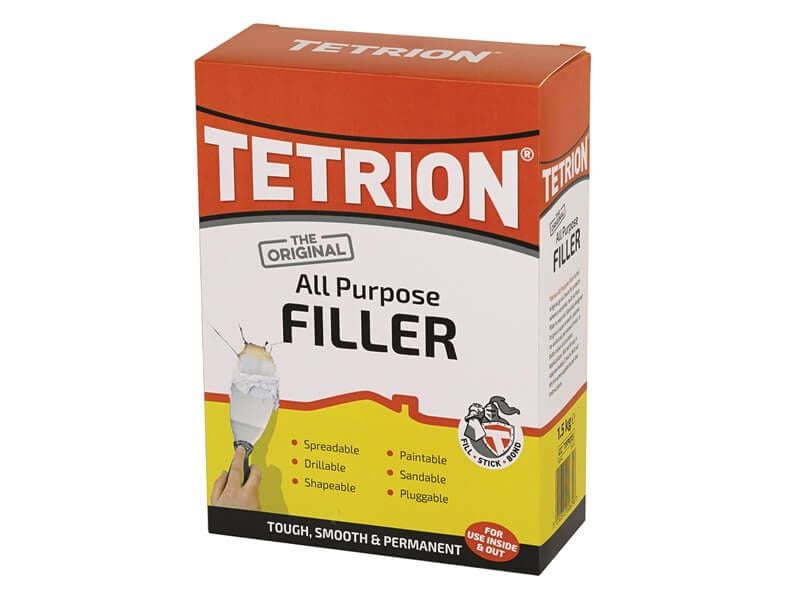 Tetrion visu virsmu špaktele, sausā 1