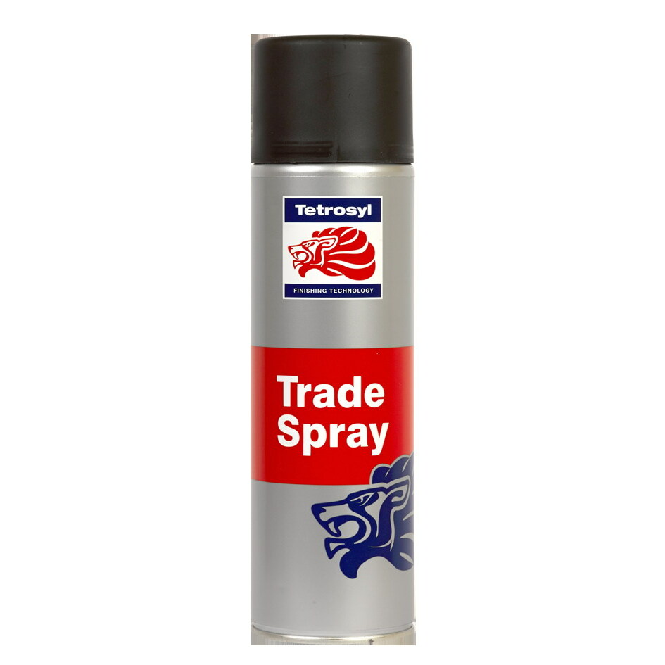 Tetrosyl melna pusmatēta krāsa aerosolā, 500ml