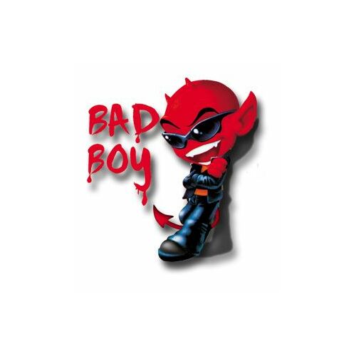 Avisa Bad Boy, sarkana 12x11cm |