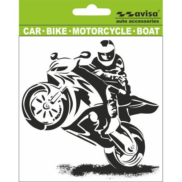Avisa Šosejas motocikls 13x12cm |