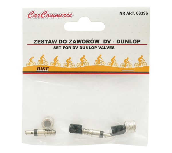 Carcommerce Velo kameru ventiļu komplekts, Dunlop