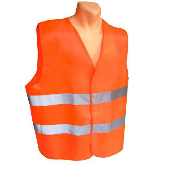 Carcommerce Atstarojoša veste, oranža XXL, augums